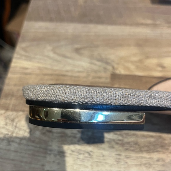 NIB Schultz Rose Nubuck and Fabric Mule - Picture 11 of 15